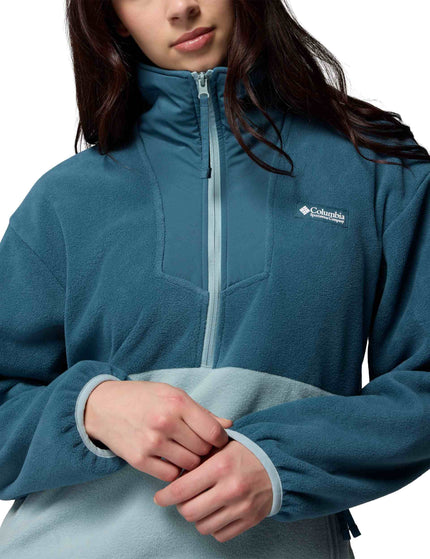 Columbia Sequoia Grove 1/2 Zip Fleece - Everblue/Crushed Blueimages4- The Sports Edit