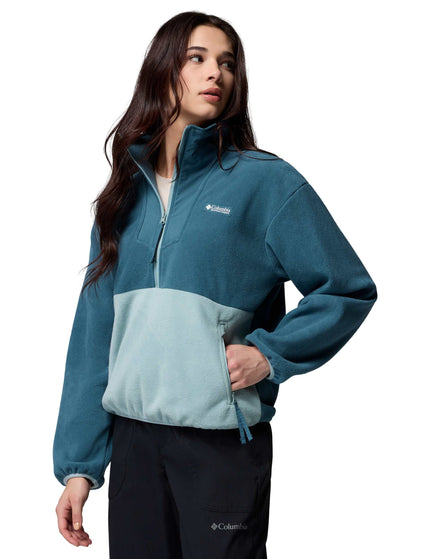Columbia Sequoia Grove 1/2 Zip Fleece - Everblue/Crushed Blueimages5- The Sports Edit