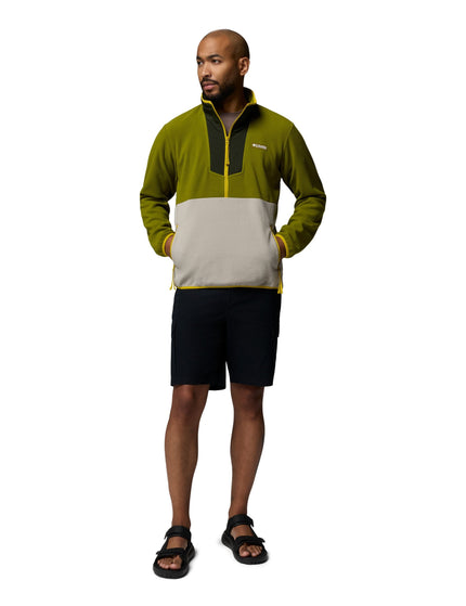 Columbia Sequoia Grove 1/2 Zip Fleece - Mossy Green/Greenscape/Flint Grey/Antique Mossimages4- The Sports Edit
