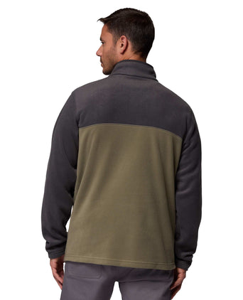 Steens Mountain 1/2 Snap Fleece - Stone Green/Shark