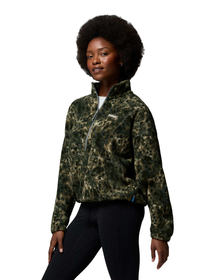Columbia Timber Meadow MTR Printed Half Zip Sherpa Fleece - Sedona Sage/Dyecamoimages5- The Sports Edit
