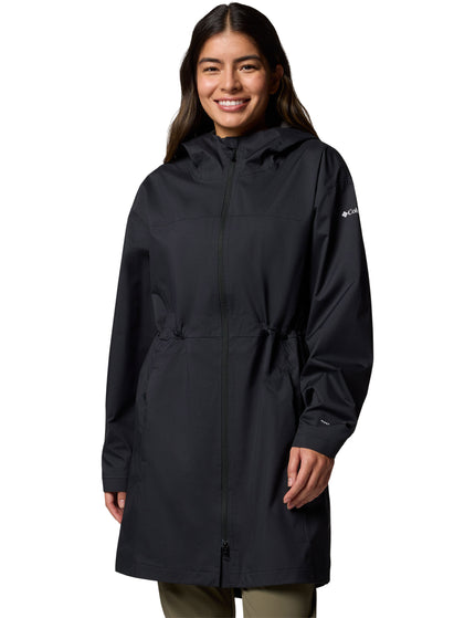 Columbia Weekend Adventure II Long Waterproof Jacket - Blackimages1- The Sports Edit