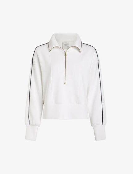 Varley Davenport Half-Zip Sweat - Whiteimages6- The Sports Edit