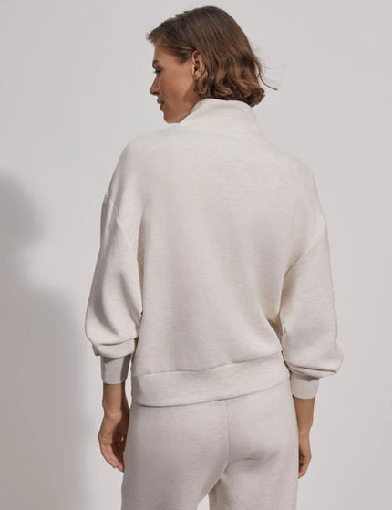 Varley Davidson Sweat - Ivory Marlimages2- The Sports Edit