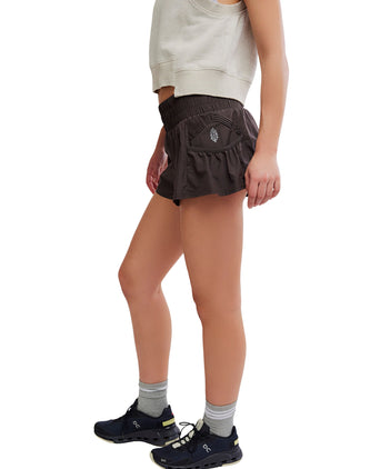 Get Your Flirt On Shorts - Chocolate