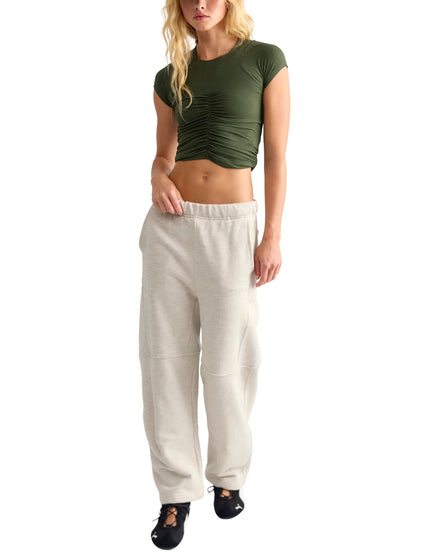 FP Movement Tempo Ruched Short Sleeve Tee - Ivyimages5- The Sports Edit