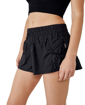 Get Your Flirt On Shorts - Black