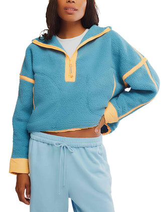 Mountain High 1/2 Zip Fleece - Celestial Blue