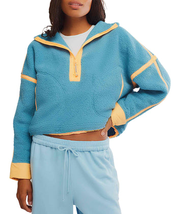 Mountain High 1/2 Zip Fleece - Celestial Blue