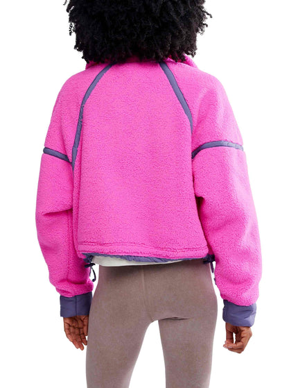 FP Movement Mountain High 1/2 Zip Fleece - Fuchsia Flirtimages3- The Sports Edit