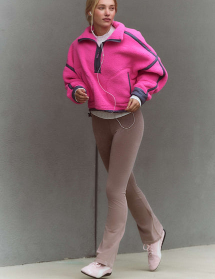 FP Movement Mountain High 1/2 Zip Fleece - Fuchsia Flirtimages8- The Sports Edit