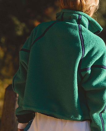 Mountain High 1/2 Zip Fleece - Green Glow