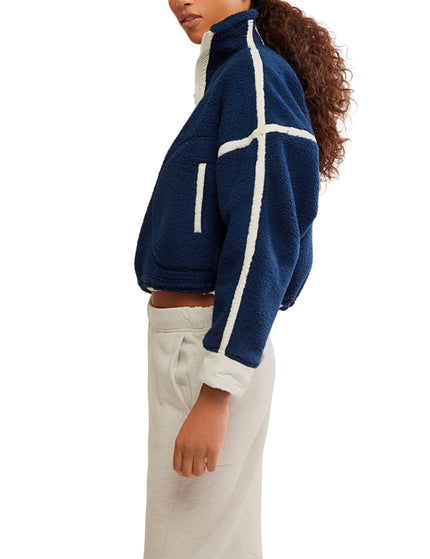 FP Movement Mountain High 1/2 Zip Fleece - Navy Comboimages2- The Sports Edit