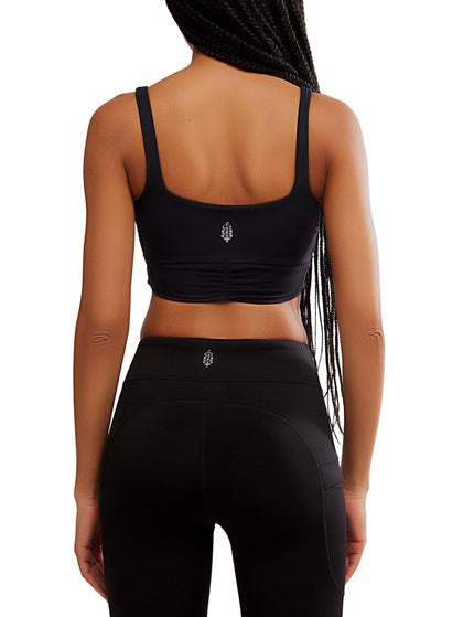 FP Movement Never Better Reversible Twist Crop Light Support Sports Bra - Blackimages3- The Sports Edit