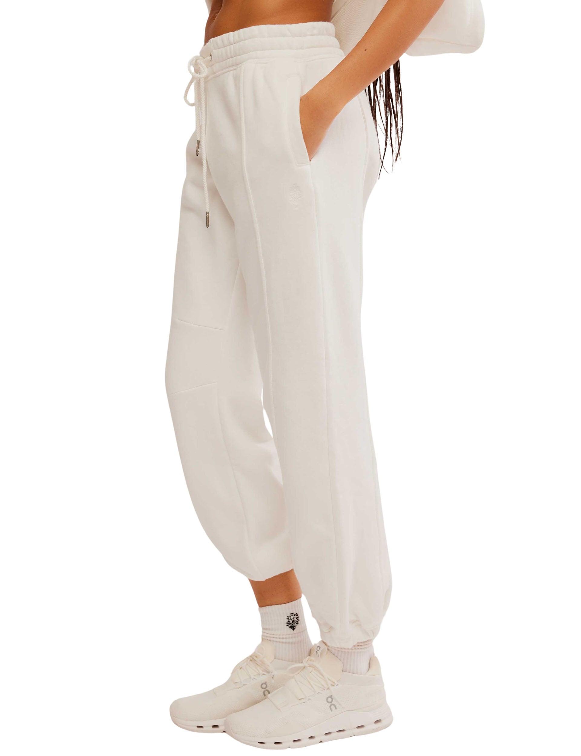 FP Movement Sprint To The Finish Pants Ivory The Sports Edit