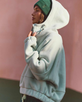 Wild And Free Fleece Pullover - Green Tea