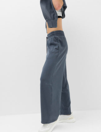 Cotton Rich Garment Dye Barrel Joggers - Nightshade