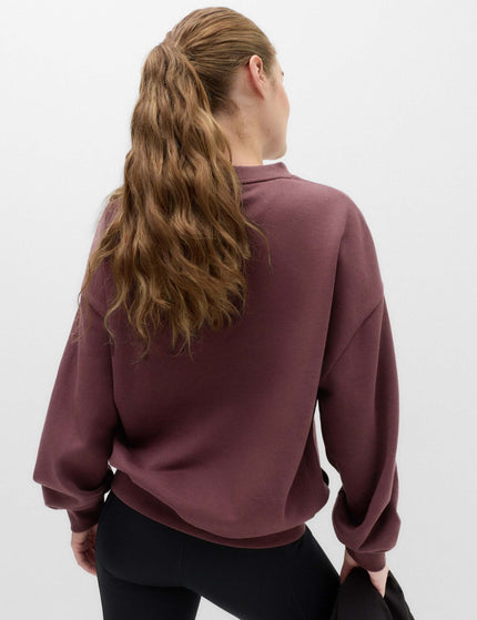 Goodmove Cotton Rich Oversized Sweatshirt - Mulberryimages2- The Sports Edit