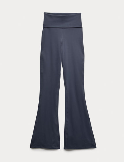 Goodmove Go Balance Foldover Waist Flared Leggings - Nightshadeimages5- The Sports Edit
