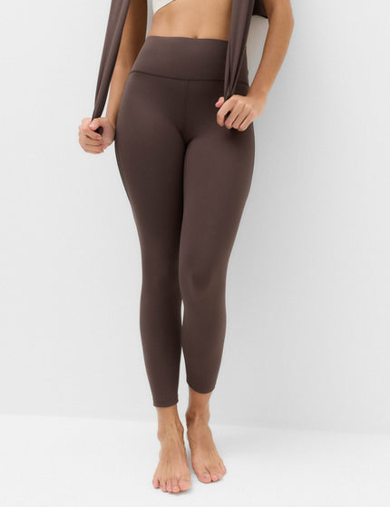 Goodmove Go Balance Mesh Insert 7/8 Legging - Dark Chocolateimages1- The Sports Edit