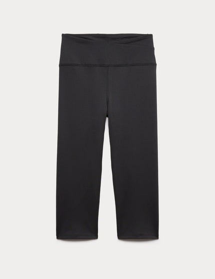 Goodmove Go Balance Wrap Waist Capri Leggings - Blackimages5- The Sports Edit