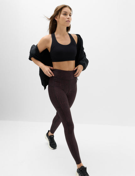 Goodmove Go Move Printed Gym Leggings - Mulberry Miximages6- The Sports Edit
