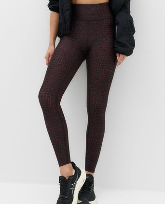 Go Move Printed Gym Leggings - Mulberry Mix
