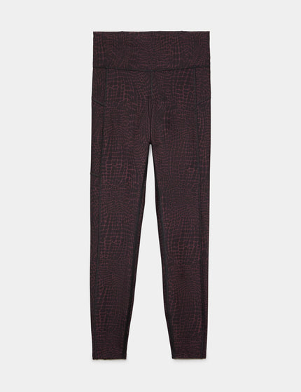 Goodmove Go Move Printed Gym Leggings - Mulberry Miximages8- The Sports Edit