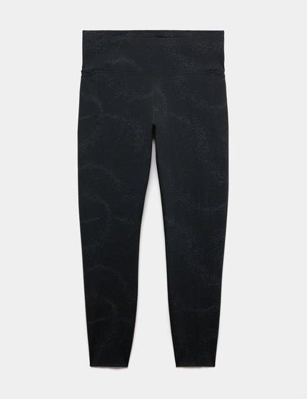 Goodmove Go Move Printed Reflective High Waisted Gym Leggings - Black Miximages6- The Sports Edit