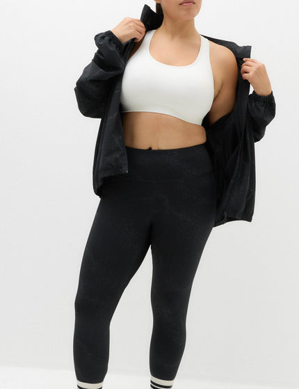 Goodmove Go Move Printed Reflective High Waisted Gym Leggings - Black Miximages1- The Sports Edit