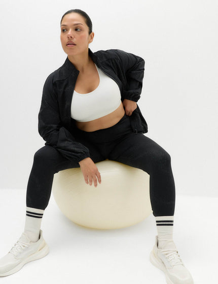 Goodmove Go Move Printed Reflective High Waisted Gym Leggings - Black Miximages5- The Sports Edit