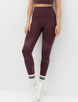 Go Perform High Waisted Leggings - Mulberry