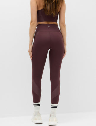 Go Perform High Waisted Leggings - Mulberry
