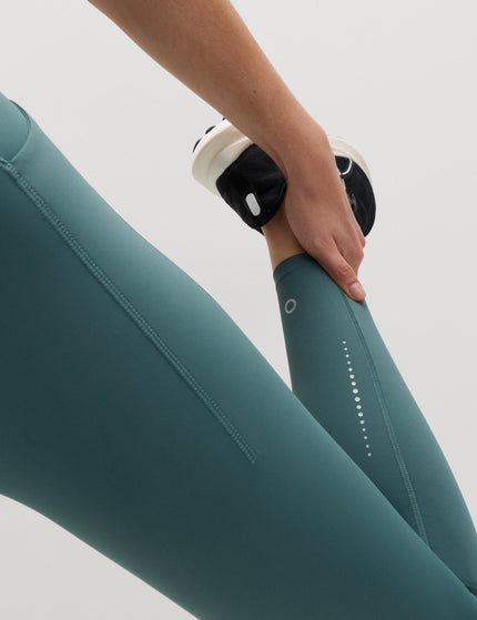 Goodmove Go Train High Waisted Gym Leggings - Smokey Greenimages4- The Sports Edit