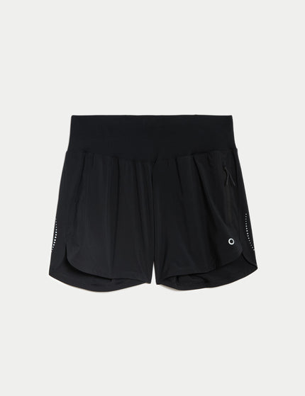 Goodmove High Waisted Sports Shorts - Blackimages6- The Sports Edit