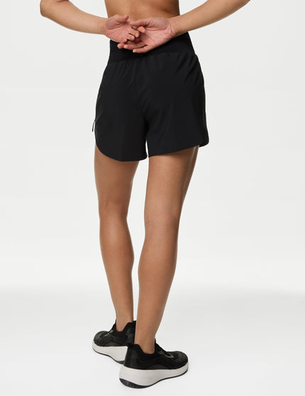 Goodmove High Waisted Sports Shorts - Blackimages2- The Sports Edit