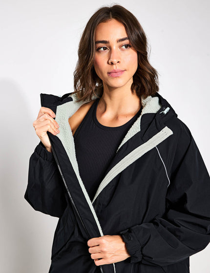 Goodmove Stormwear Borg Lined Changing Robe - Blackimages4- The Sports Edit