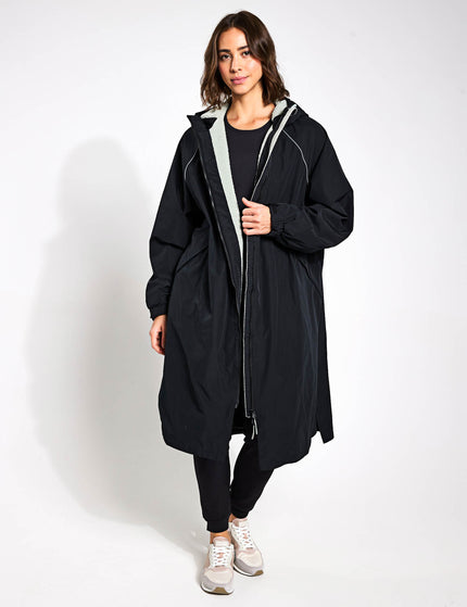 Goodmove Stormwear Borg Lined Changing Robe - Blackimages6- The Sports Edit