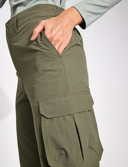 Goodmove Stormwear Cargo Wide Leg Trousers - Dark Khakiimages3- The Sports Edit