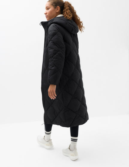 Goodmove Stormwear Hooded Longline Puffer Coat - Carbonimages2- The Sports Edit
