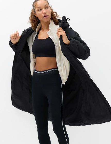 Goodmove Stormwear Hooded Longline Puffer Coat - Carbonimages5- The Sports Edit