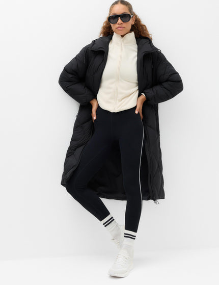 Goodmove Stormwear Hooded Longline Puffer Coat - Carbonimages6- The Sports Edit