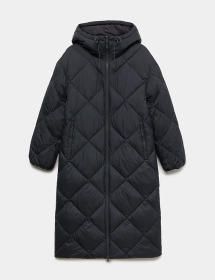 Goodmove Stormwear Hooded Longline Puffer Coat - Carbonimages7- The Sports Edit