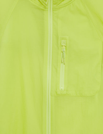 Goodmove Stormwear Hooded Zip Up Running Jacket - Limeadeimages6- The Sports Edit