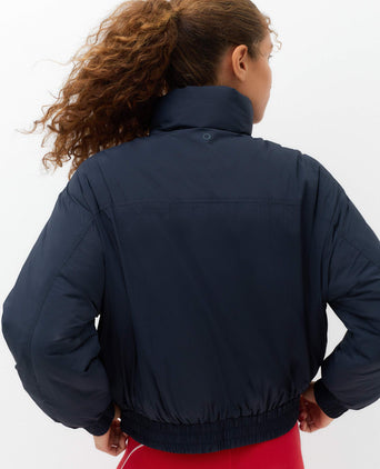 Stormwear Padded Funnel Neck Bomber Jacket - Dark Navy
