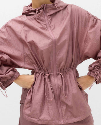 Stormwear Shimmer Lightweight Hooded Jacket - Tea Rose