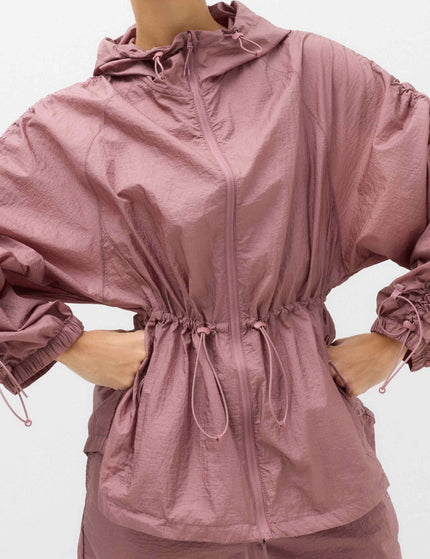 Goodmove Stormwear Shimmer Lightweight Hooded Jacket - Tea Roseimages1- The Sports Edit