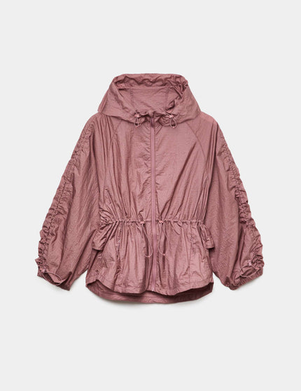 Goodmove Stormwear Shimmer Lightweight Hooded Jacket - Tea Roseimages8- The Sports Edit