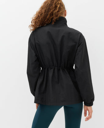 Stormwear Textured Funnel Neck Utility Jacket - Black