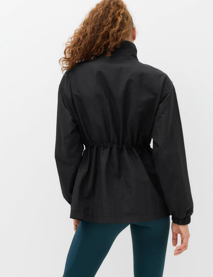 Goodmove Stormwear Textured Funnel Neck Utility Jacket - Blackimages2- The Sports Edit